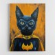Black Cat Batman In Yellow Black Cat Batman In Yellow