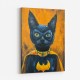 Black Cat Batman In Yellow