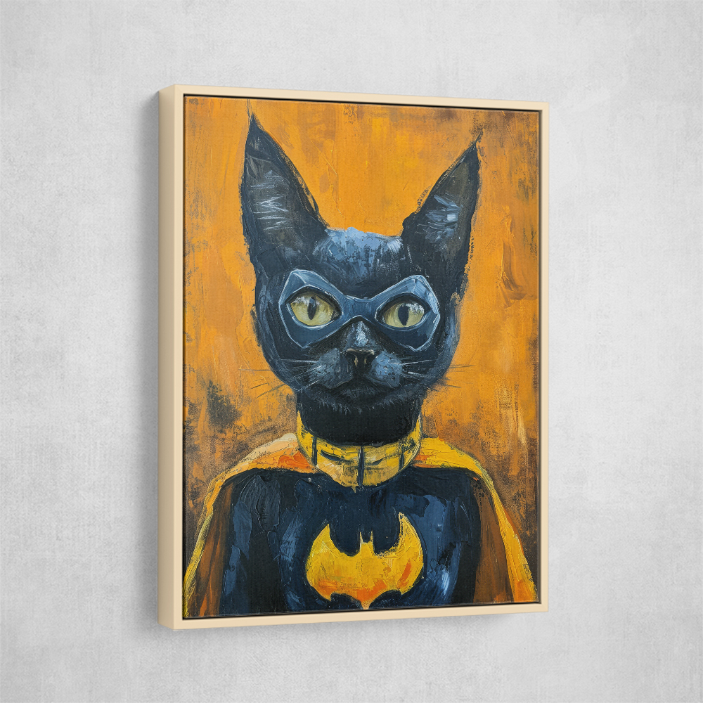 Black Cat Batman In Yellow Black Cat Batman In Yellow