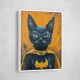 Black Cat Batman In Yellow