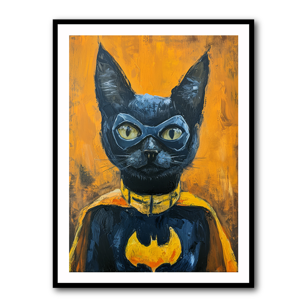 Black Cat Batman In Yellow Black Cat Batman In Yellow