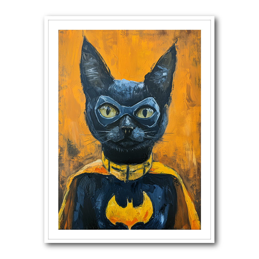 Black Cat Batman In Yellow Black Cat Batman In Yellow