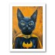 Black Cat Batman In Yellow