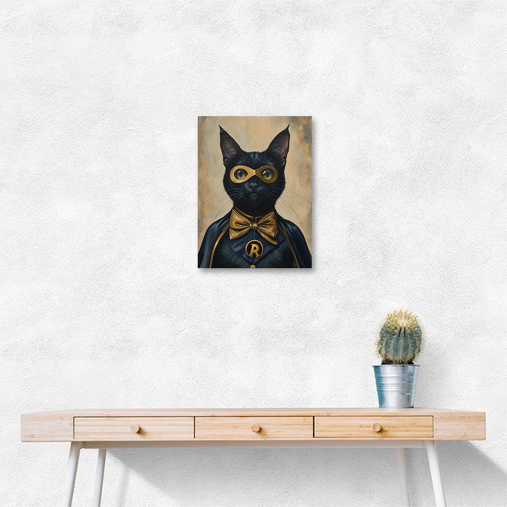 Black Cat Batman In Yellow Black Cat Batman In Yellow