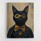 Black Cat Batman In Yellow Black Cat Batman In Yellow
