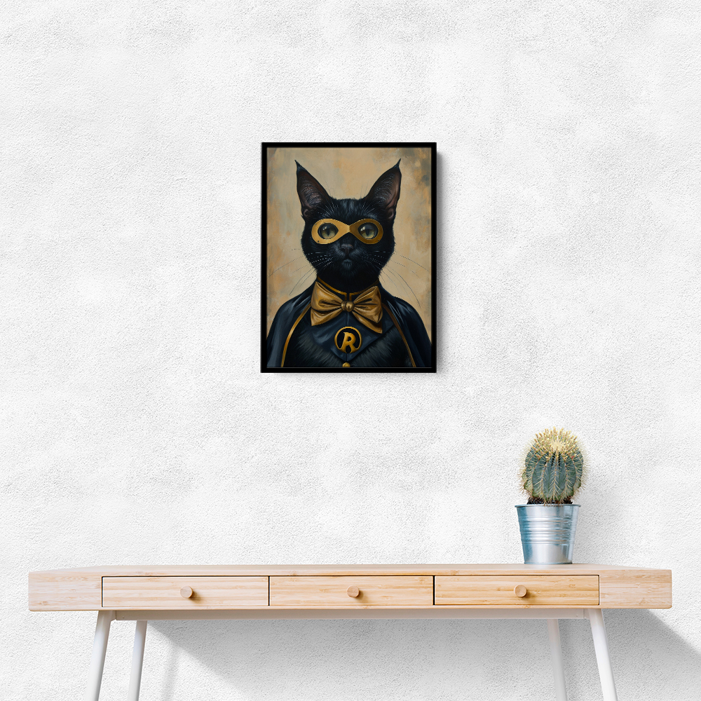 Black Cat Batman In Yellow Black Cat Batman In Yellow