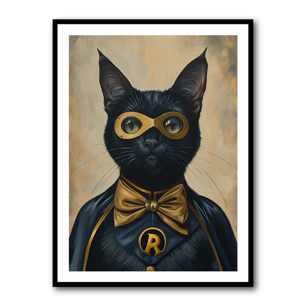 Black Cat Batman In Yellow Black Cat Batman In Yellow