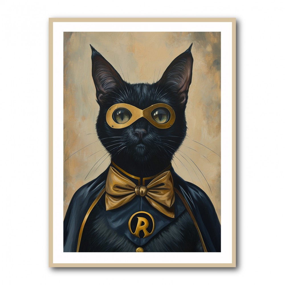 Black Cat Batman In Yellow Black Cat Batman In Yellow