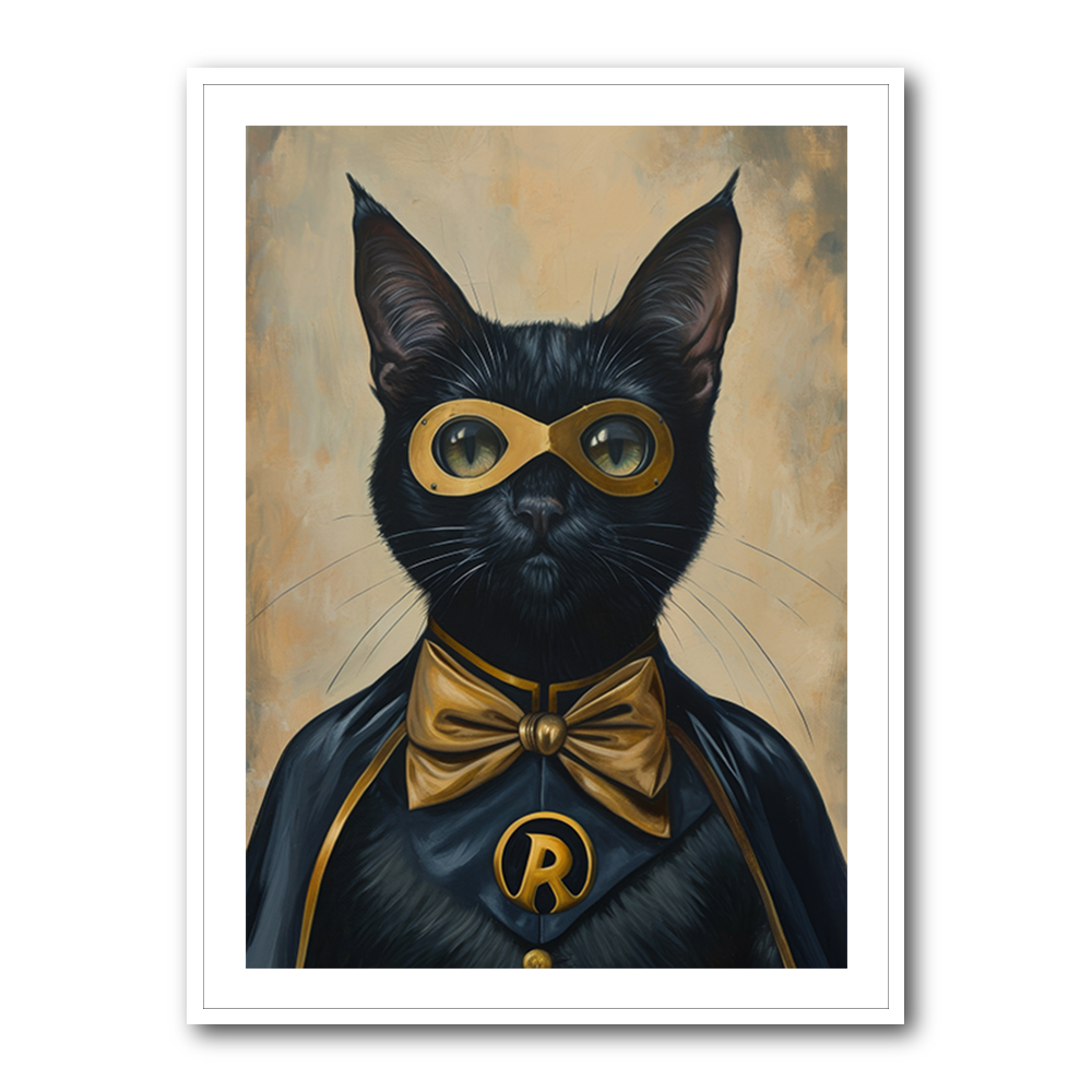 Black Cat Batman In Yellow Black Cat Batman In Yellow