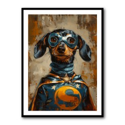 Dachshund Superhero