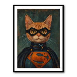 Superman Ginger Cat