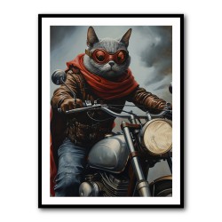 Biker Superhero Cat 2