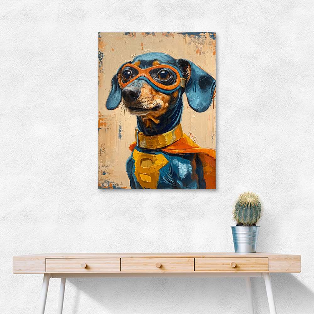 Superhero Dachshund Superhero Dachshund