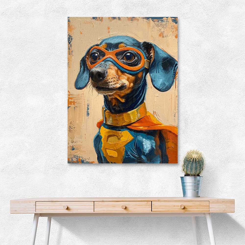 Superhero Dachshund Superhero Dachshund