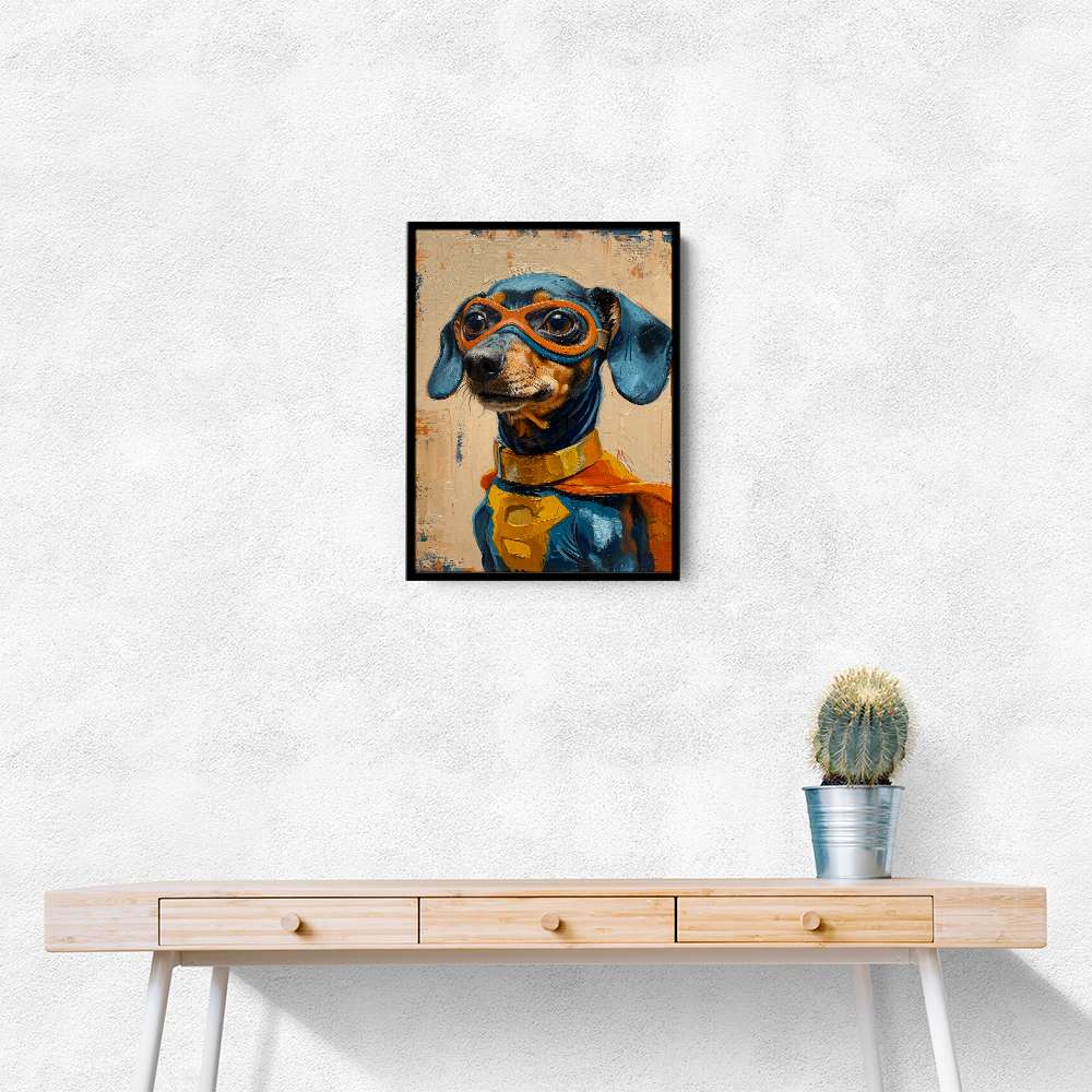 Superhero Dachshund Superhero Dachshund