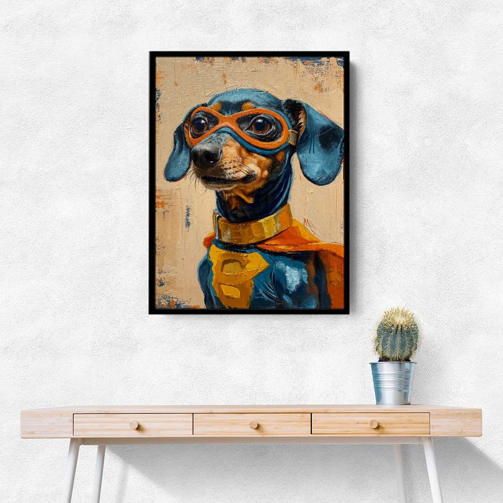 Superhero Dachshund Superhero Dachshund
