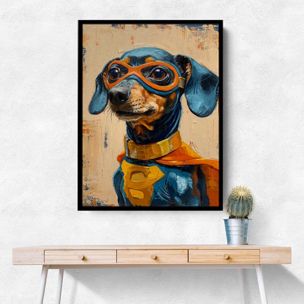 Superhero Dachshund Superhero Dachshund