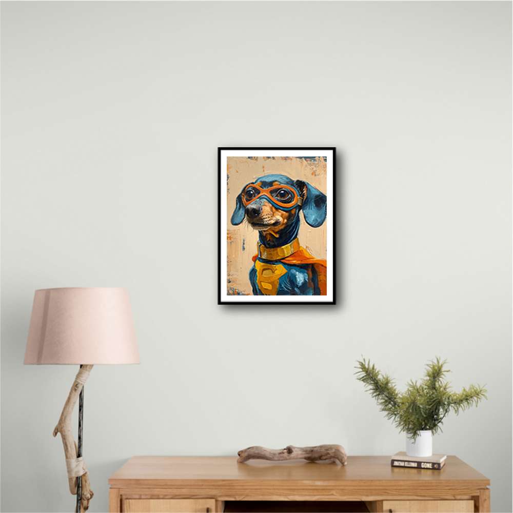 Superhero Dachshund Superhero Dachshund