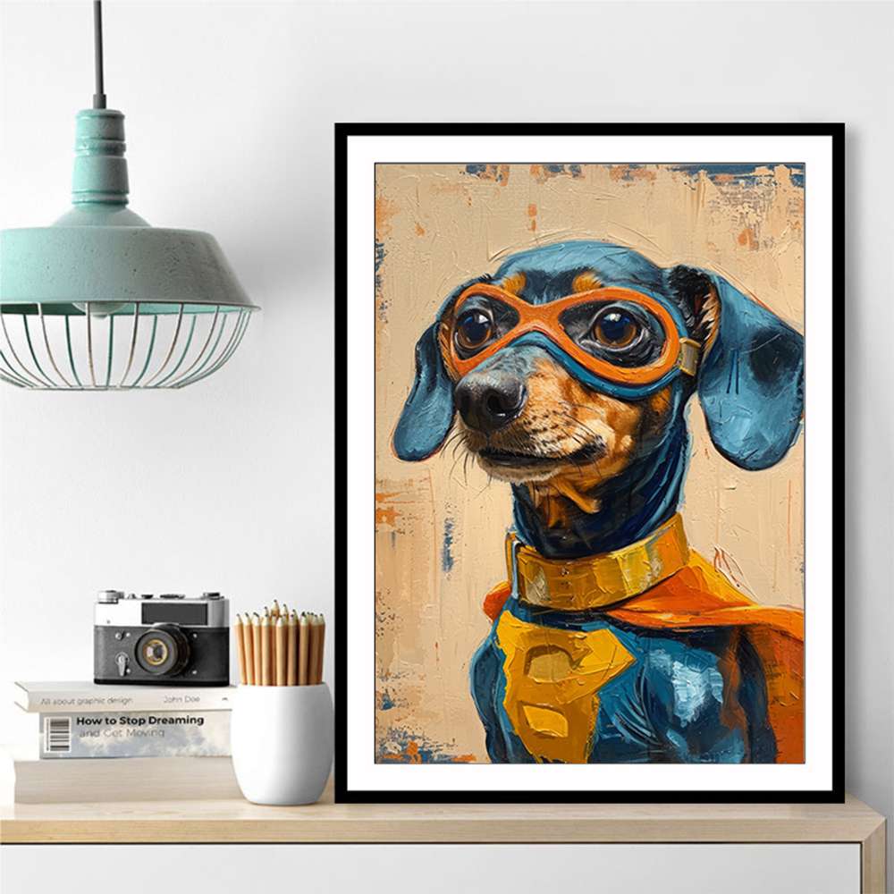 Superhero Dachshund Superhero Dachshund