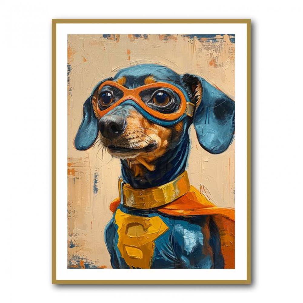 Superhero Dachshund Superhero Dachshund