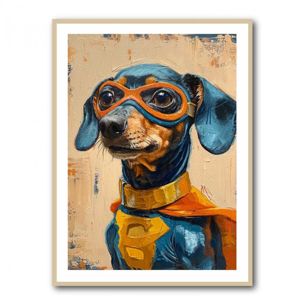 Superhero Dachshund Superhero Dachshund