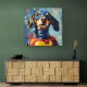 Superman Dachshund Wall Art Superman Dachshund Wall Art
