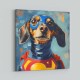 Superman Dachshund Wall Art Superman Dachshund Wall Art