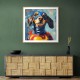 Superman Dachshund Wall Art Superman Dachshund Wall Art