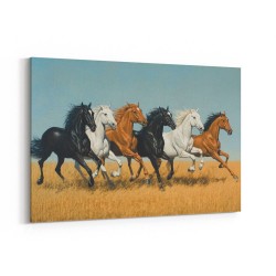 Six Galloping Horses