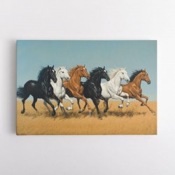 Six Galloping Horses