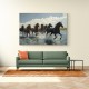Seven Galloping River Horses Seven Galloping River Horses