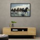 Seven Galloping River Horses Seven Galloping River Horses