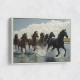 Seven Galloping River Horses Seven Galloping River Horses