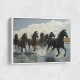 Seven Galloping River Horses Seven Galloping River Horses