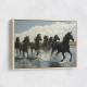 Seven Galloping River Horses Seven Galloping River Horses