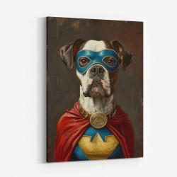 Boxer Dog Superhero
