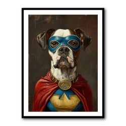 Boxer Dog Superhero