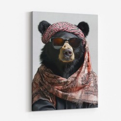 Keffiyeh Black Bear
