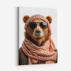 Keffiyeh Brown Bear