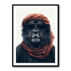 Black Lion Keffiyeh