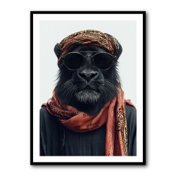 Black Lion Keffiyeh 2