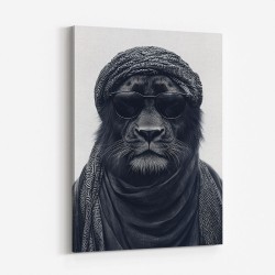 Black Lion Keffiyeh 4