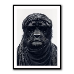 Black Lion Keffiyeh 4