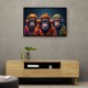 Three Chimps Punk Wall Art