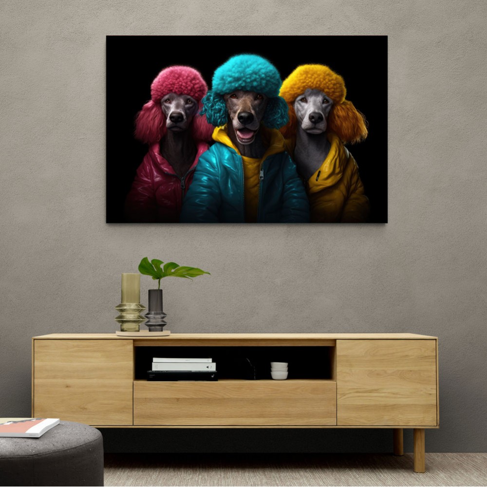 Punk Poodles Wall Art