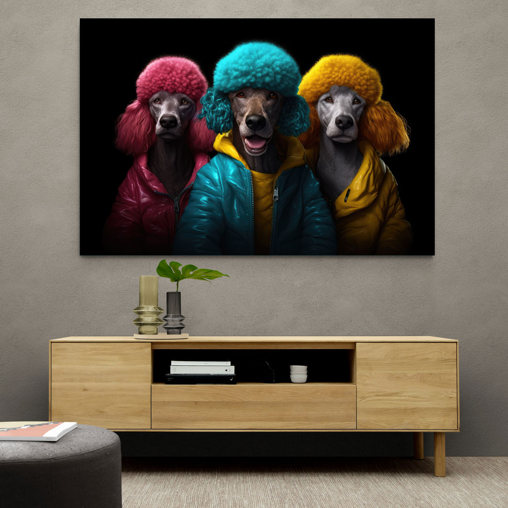 Punk Poodles Wall Art