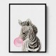 Zebra Bubble Gum