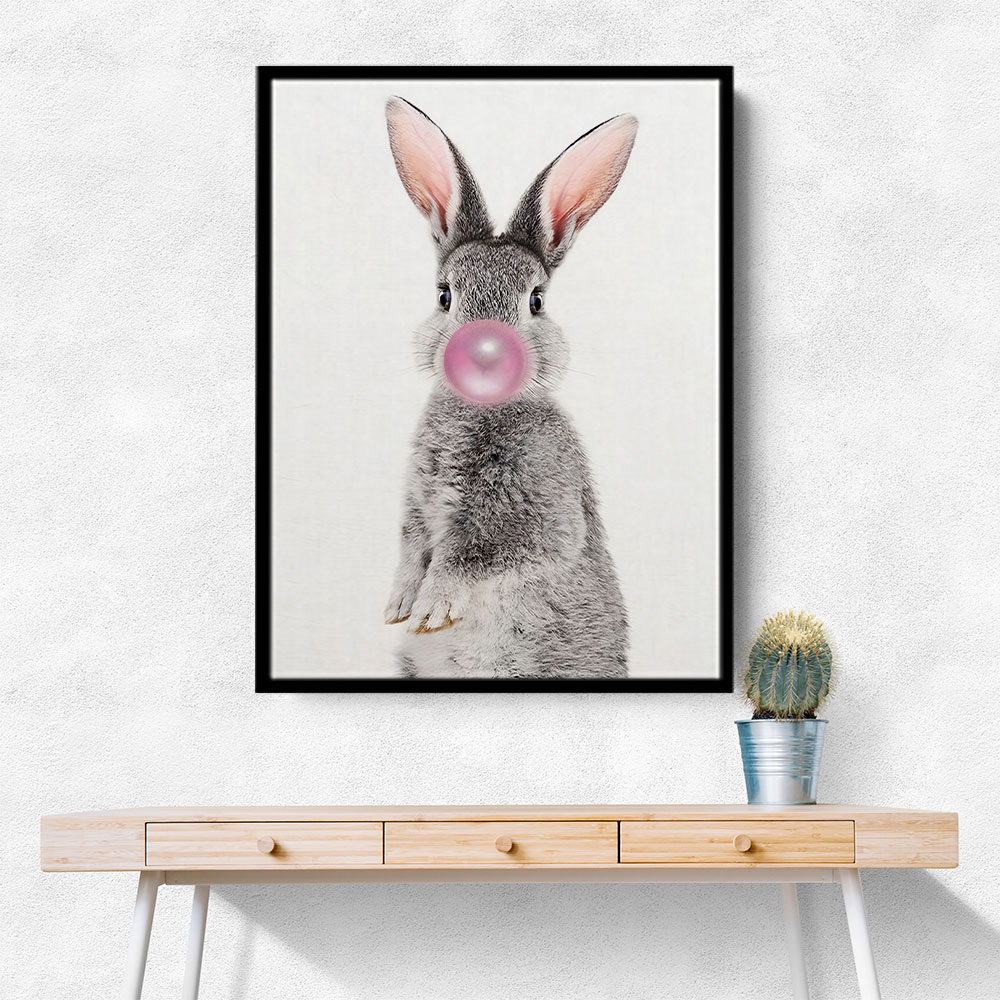 Grey Rabbit Bubble Gum