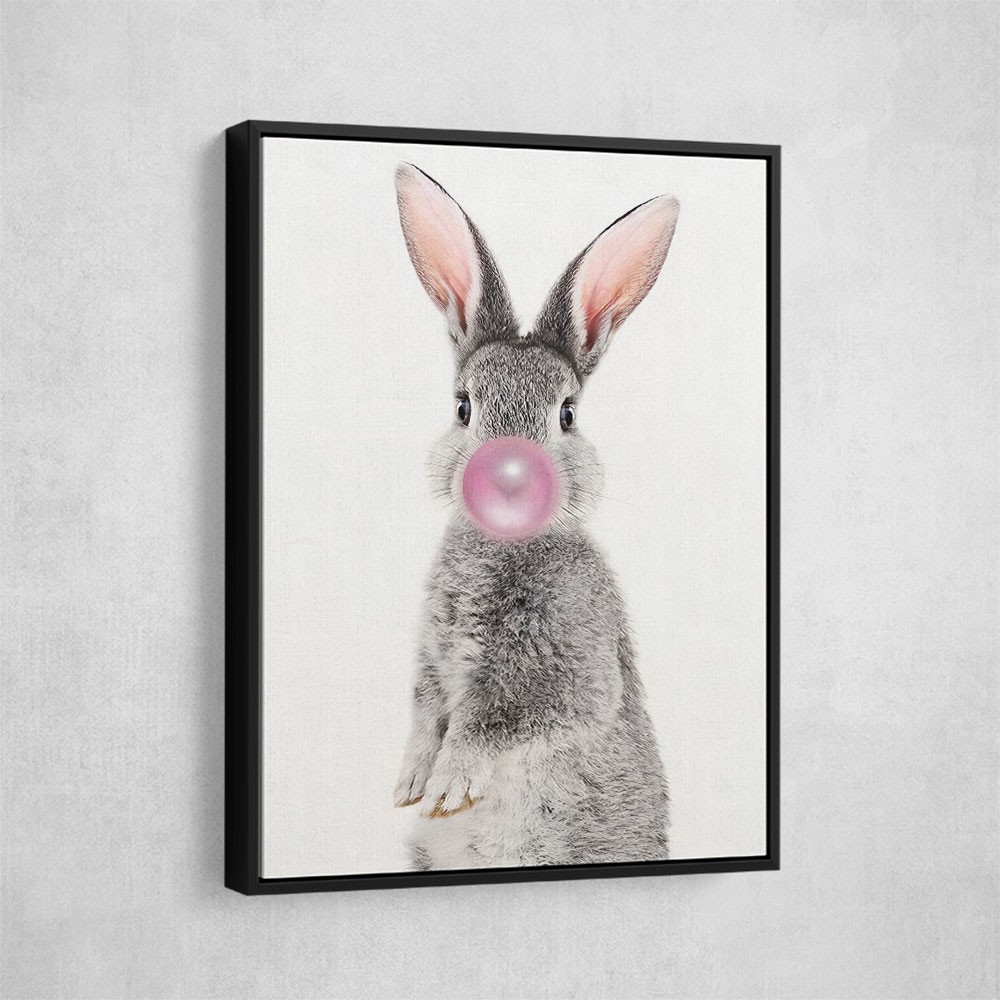 Grey Rabbit Bubble Gum