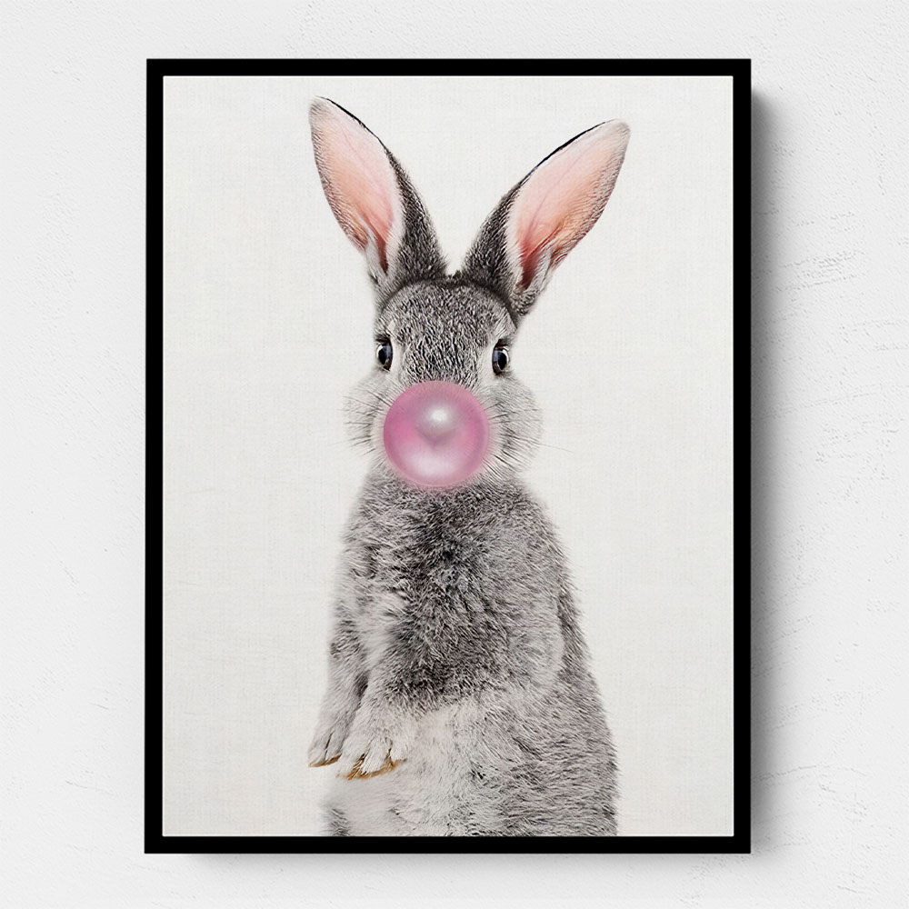 Grey Rabbit Bubble Gum